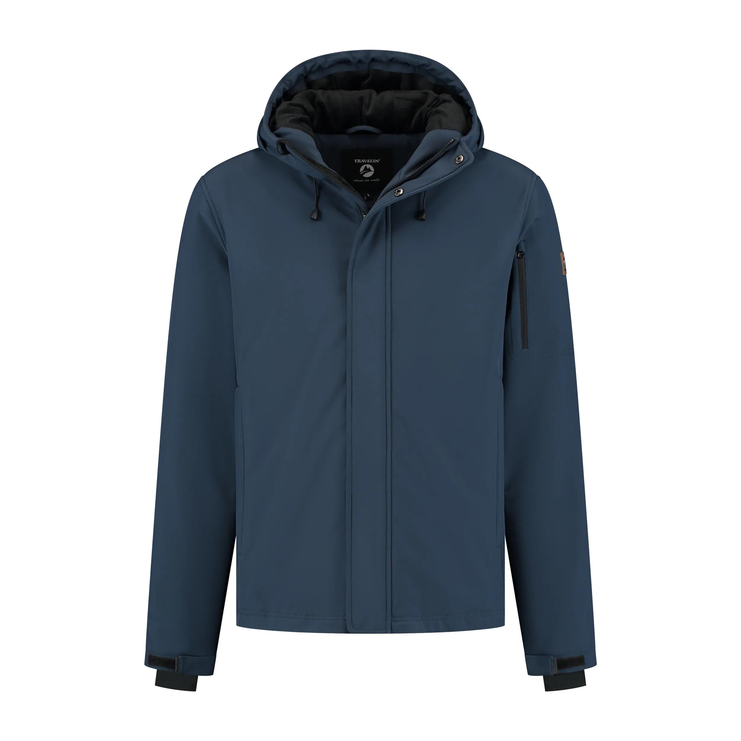 Travelin' Esben  Heren softshell jas  Navy