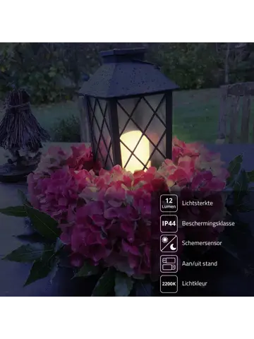 RexTech solarlamp Candle - Set van 3