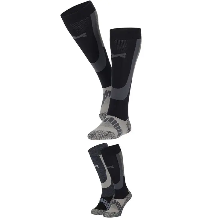 2 paar - Unisex - Skisokken