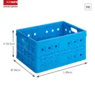 Square - Vouwkrat met koeltas - 32L - blauw