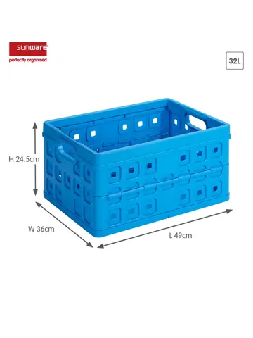 Square - Vouwkrat + koeltas - 32L