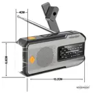 Noodradio Solar Powerbank Opwindbaar