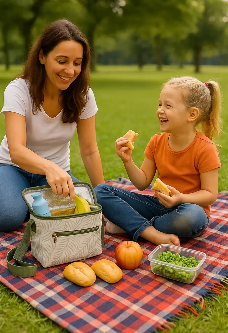 Koeltas 4L Bladmotief - Koelhoudend -