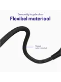 Flex 3.5mm Jack Aux Audio Kabel 1M Zwart