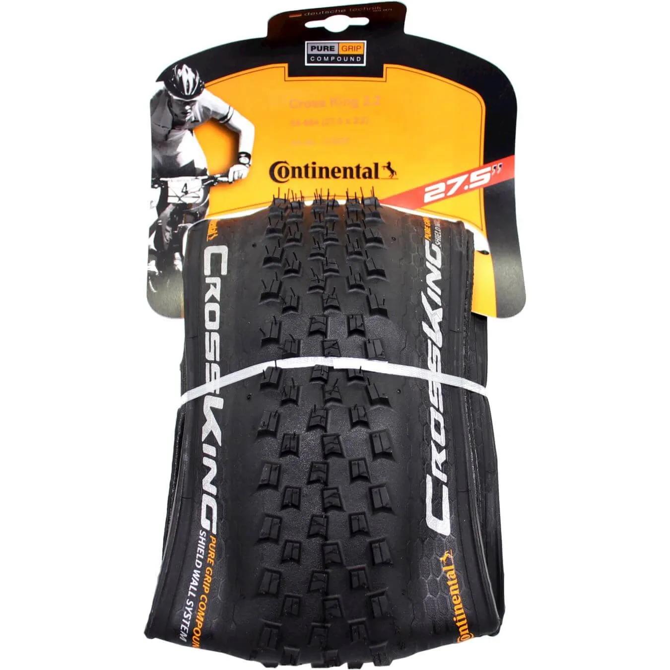 Continental  btb CrossKingII 27.5x2.20 zw vouw  Zwart main product image