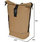 Dull PU rolrugtas 42 liter