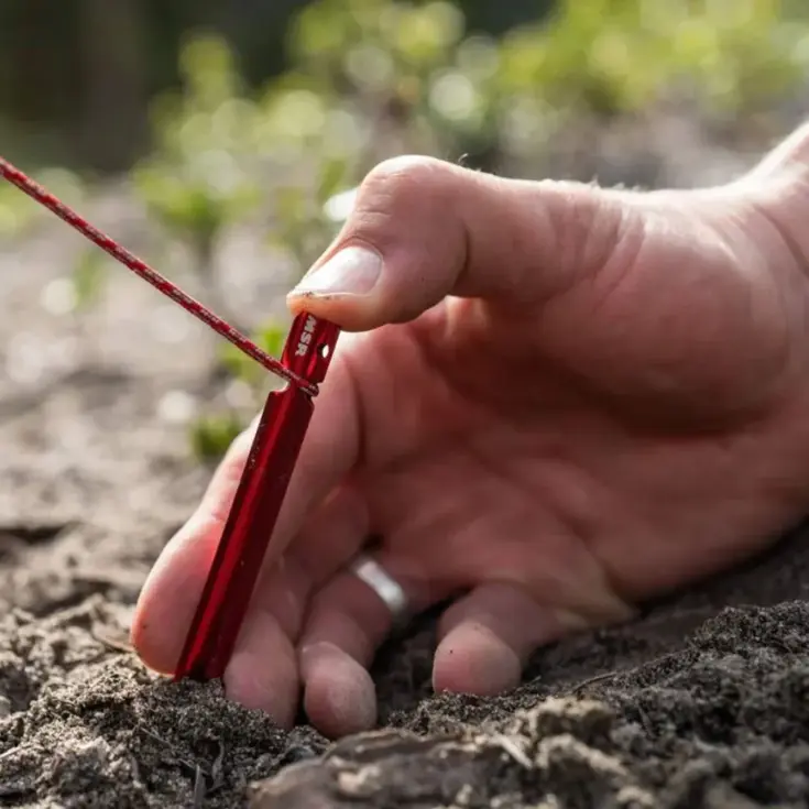 Aluminium Tentharingenset - 6 stuks