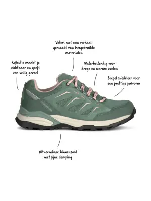 Alberton - Lage wandelschoenen dames - Human Nature