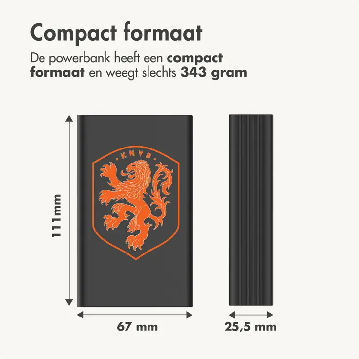 Powerbank 20.000 mAh 30W - KNVB
