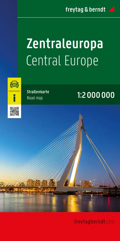 Wegenkaart Centraal Europa