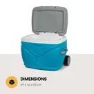 Pinnacle Prudence Koelbox op wielen - 66L