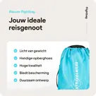 Flightbag – Vliegtuighoes – 70-100L – Blauw