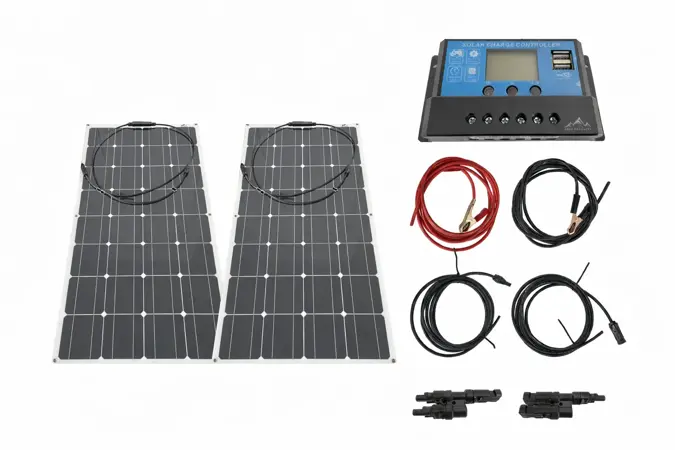 Bergproducts 200 watt flexibel zonnepaneelset