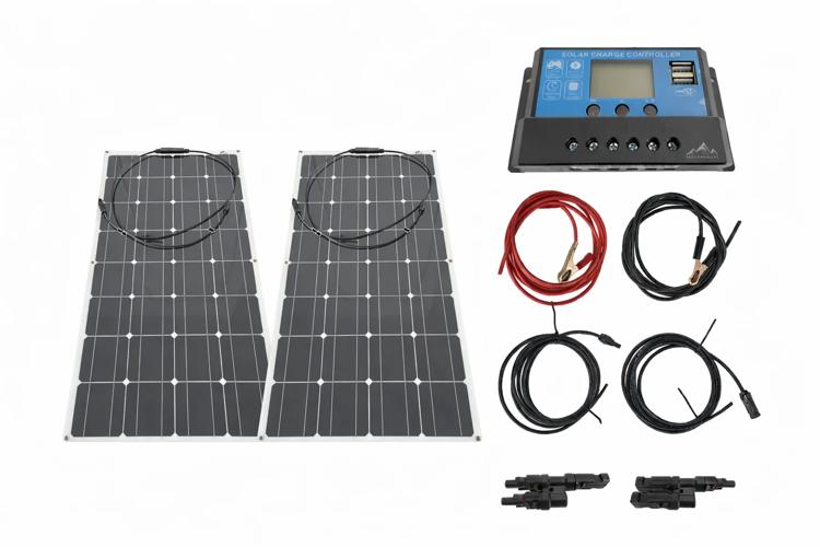 Bergproducts 200 watt flexibel zonnepaneelset
