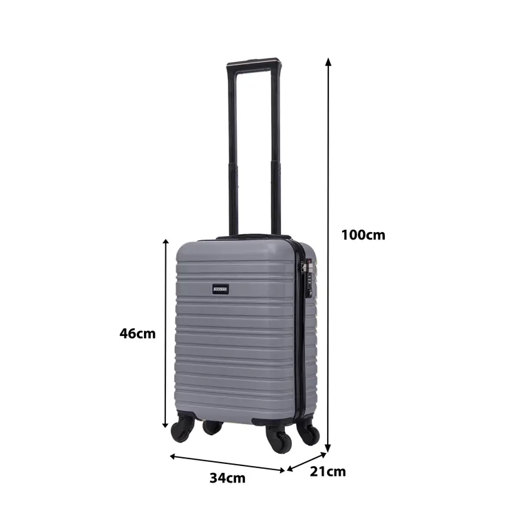 Reiskoffer XS ABS 29L met TSA-slot en 360° wielen