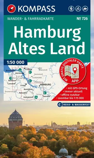 Wandelkaart WK726 Hamburg Altes Land
