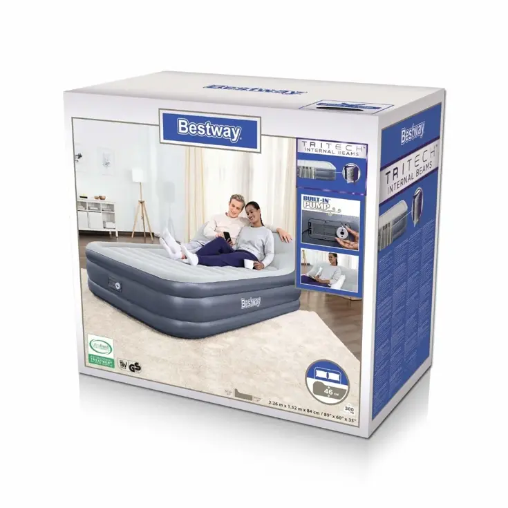 Luchtbed - Bestway - 2P - 152x226 cm + pomp