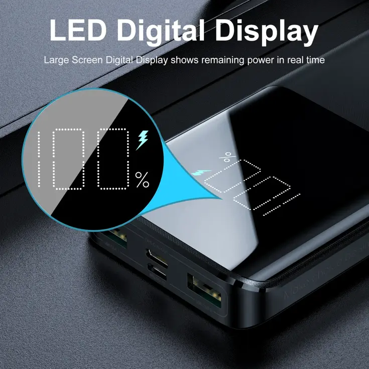 Powerbank - 10000mAh - Zwart