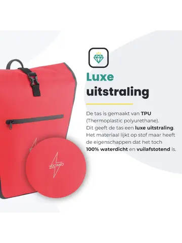 Voltano Luxe E‑bike Fietstas 28 L