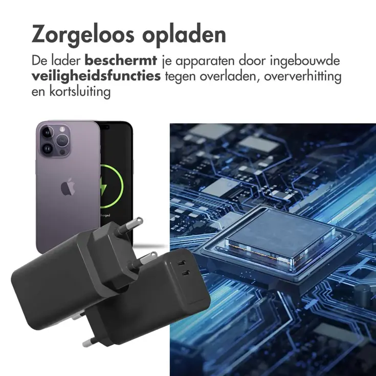 imoshion 35W Oplader 2x USB-C