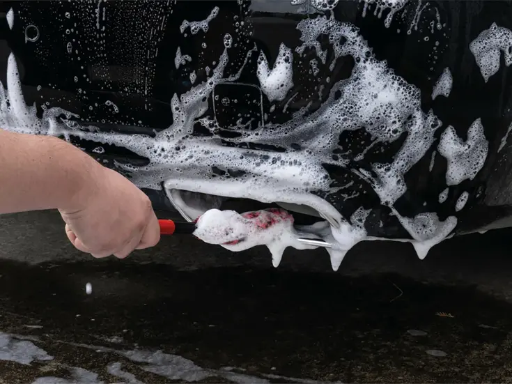 Microvezel velgenborstel S 32 cm antikras