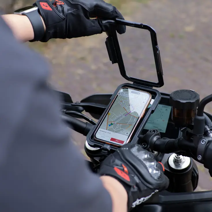 Waterdichte telefoonhouder fiets & motor - Large