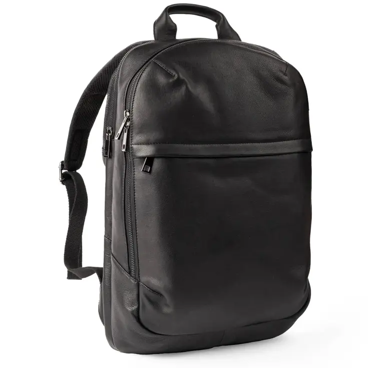 Accezz Leren Laptop rugtas