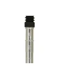 Aluminium verende zadelpen 25,4mm met opvulbussen