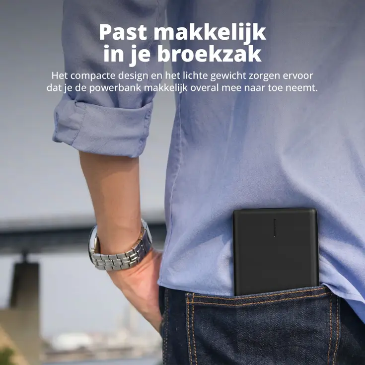 Powerbank 20.000 mAh - Zwart