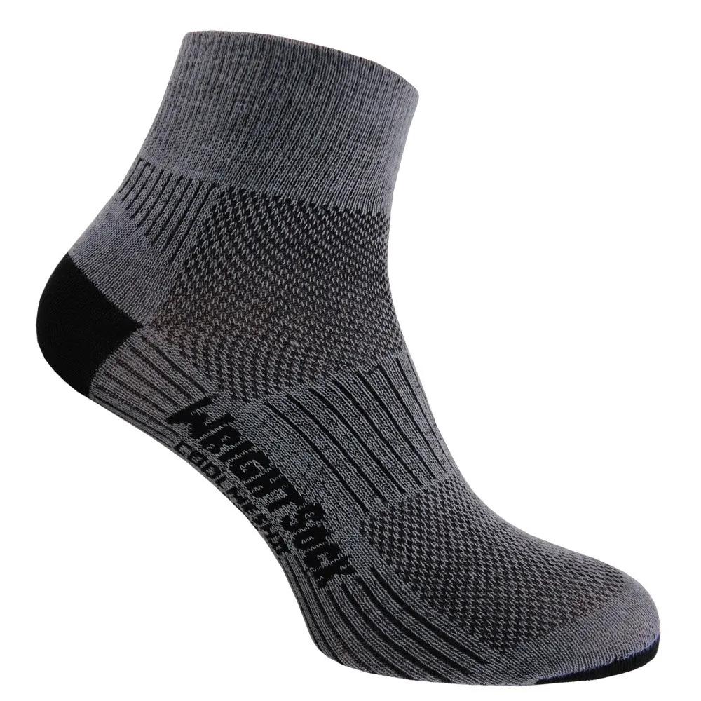 Wrightsock  Coolmesh Quarter  sokken  Gray