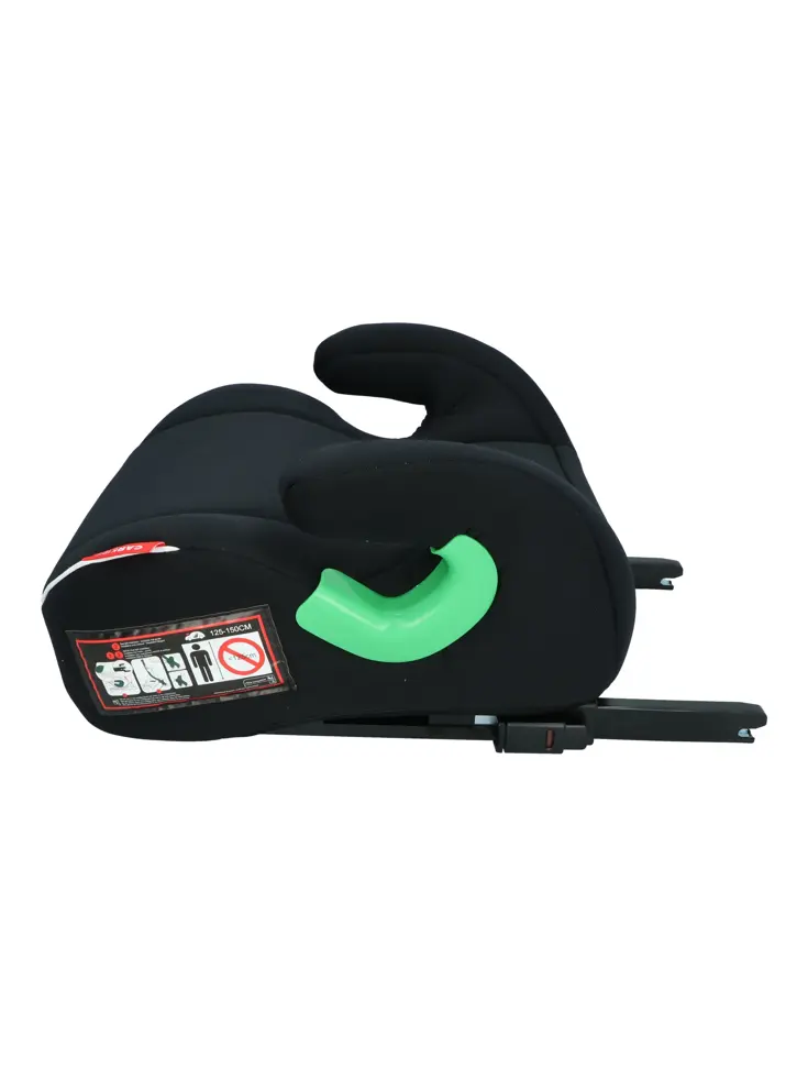 I-Size Isofix Zitverhoger 125-150cm Zwart/Wit