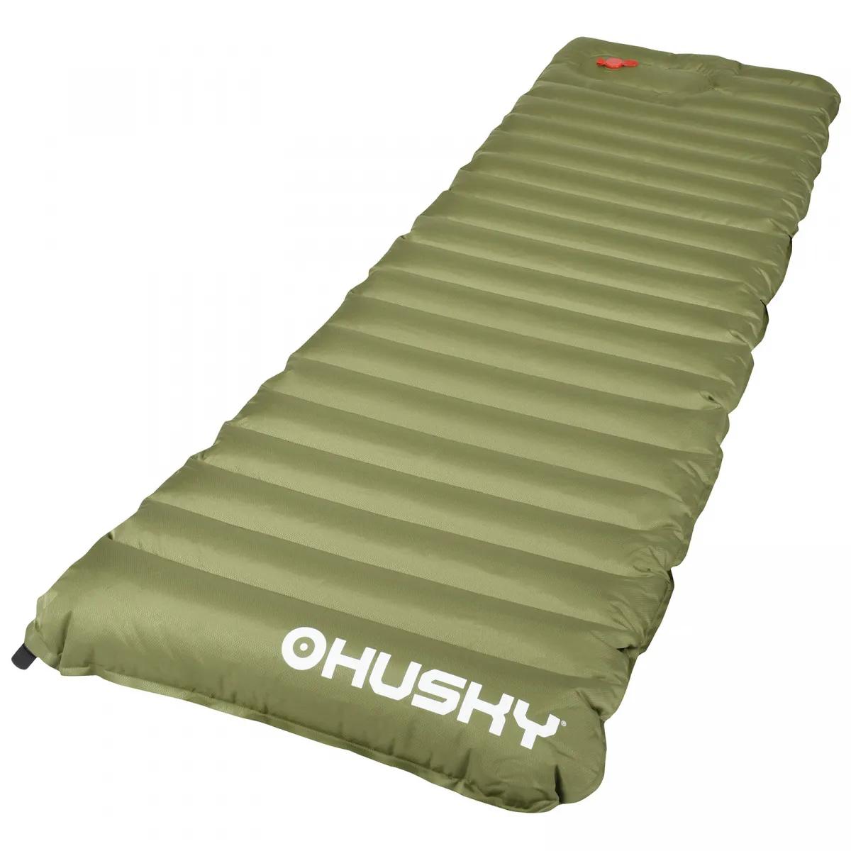 Husky  opblaasbare slaapmat Funny 10  Groen