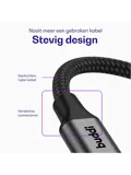 Flex 3.5mm Jack Aux Audio Kabel 1M Zwart