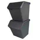 Sigma home -Prullenbak + deksel 60L - 2-dlg