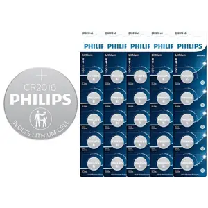 Philips CR2016 batterijen - 25 stuks