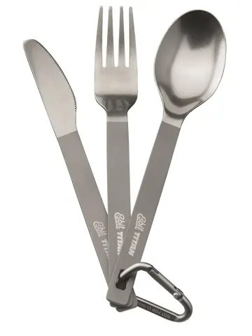 Esbit Camping Bestek 3-delig - Titanium