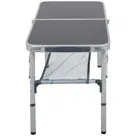 Bo-Camp Bijzettafel Koffermodel 80x40 cm