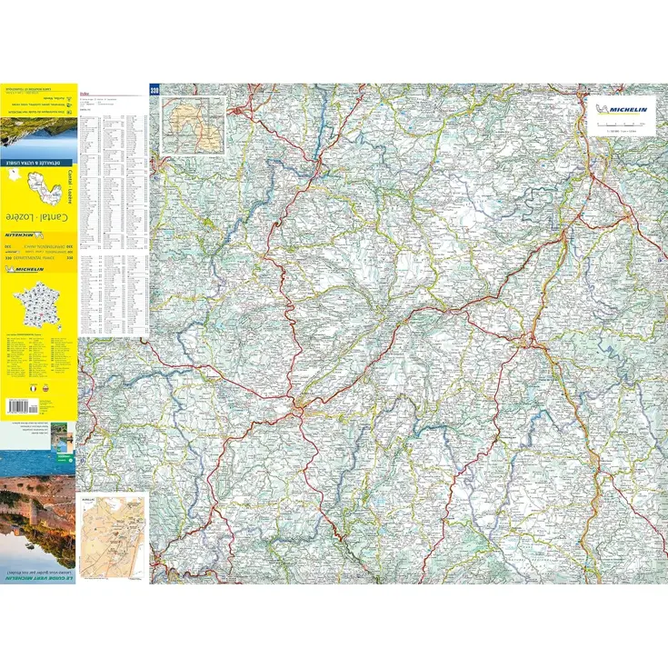 Wegenkaart Local 330 Cantal Lozere