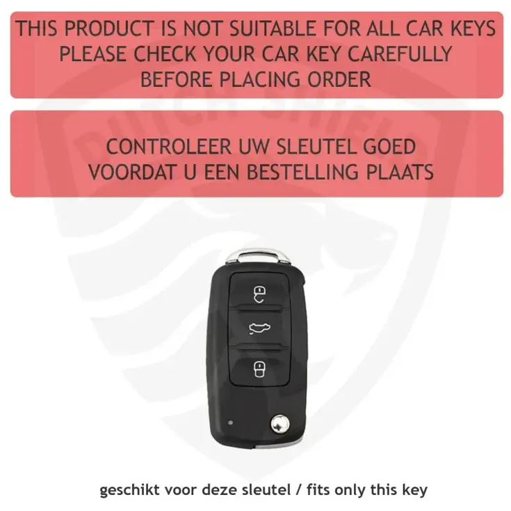 Metalen Sleutelhoesje VW - Skoda - Seat - Cupra A3