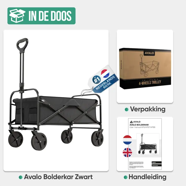 Bolderkar Opvouwbaar