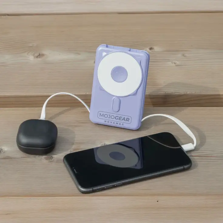 NovaMag Qi2 Powerbank 10.000mAh — Paars