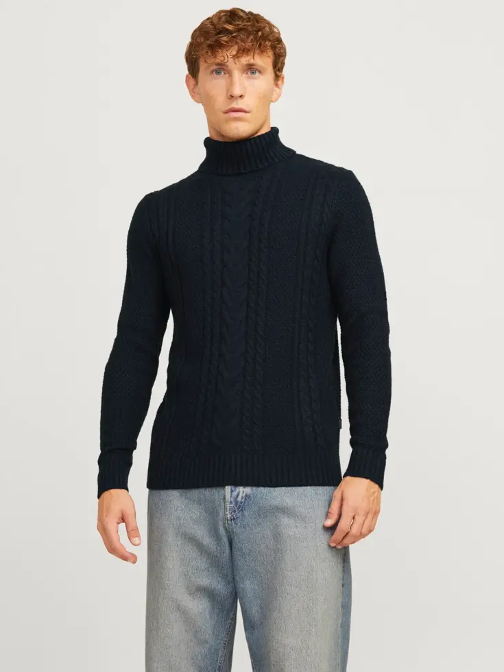 Heren Craig Knit Roll Neck