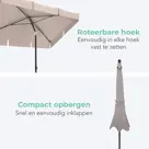 LifeGoods Parasol - 200x125cm