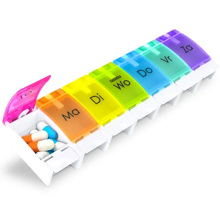 Pillendoos 7 Dagen – Grote Vakken
