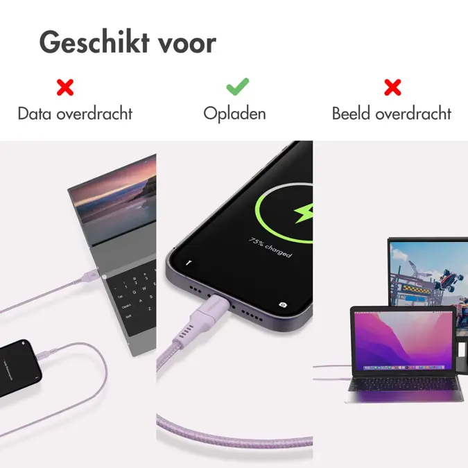 imoshion Lightning naar USB kabel 2 meter