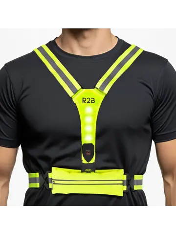 Hardloopvest met Opbergvak oplaadbaar