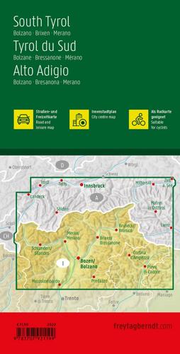 Wegenkaart Zuid-Tirol - Bolzano