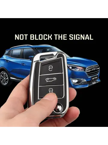 TPU Sleutelhoesje VW - Skoda - Seat Cupra zwart B3