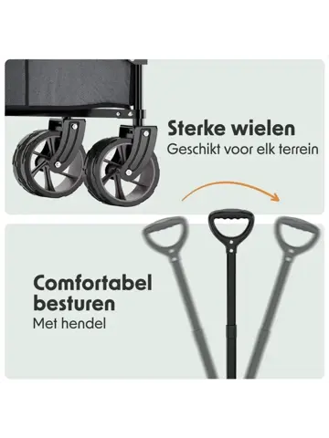 LifeGoods Bolderkar - 150KG