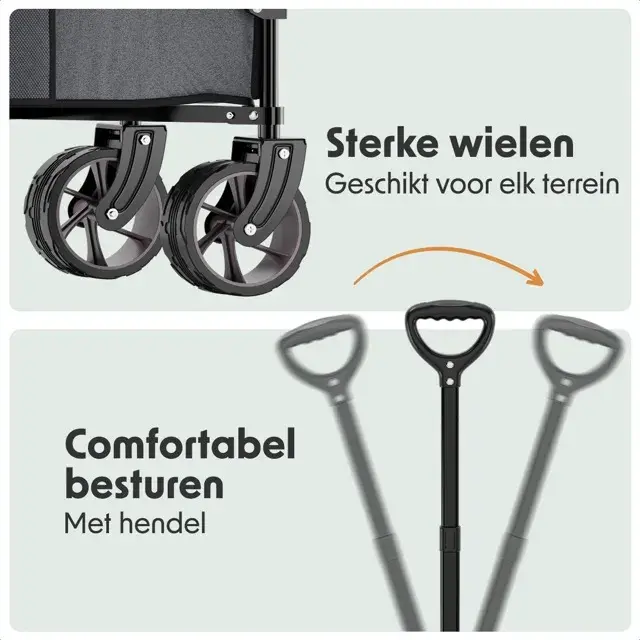 LifeGoods Bolderkar - 150KG